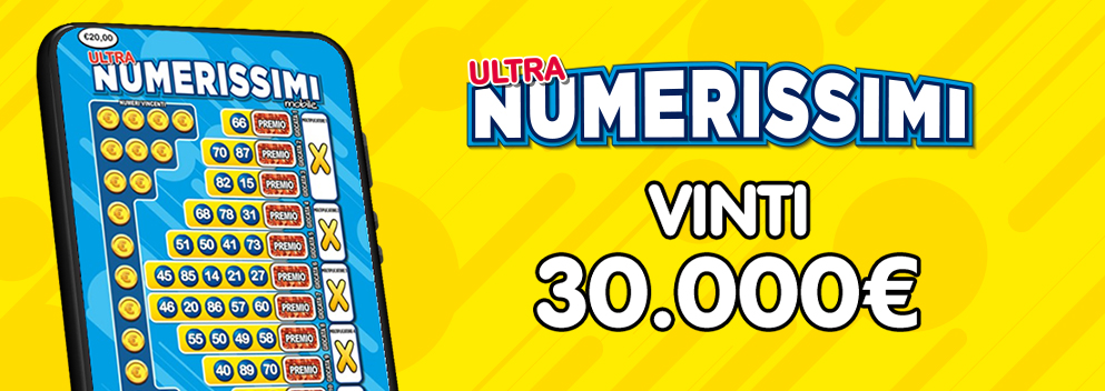 Vincita di 30.000 con Ultra Numerissimi